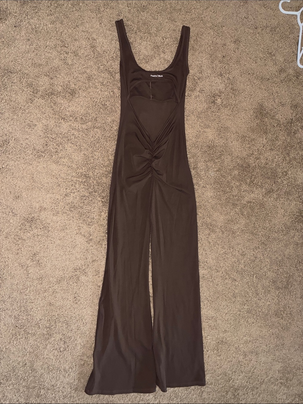 Open Back Jumpsuit w/ scrunch butt